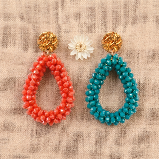 Coral & Teal